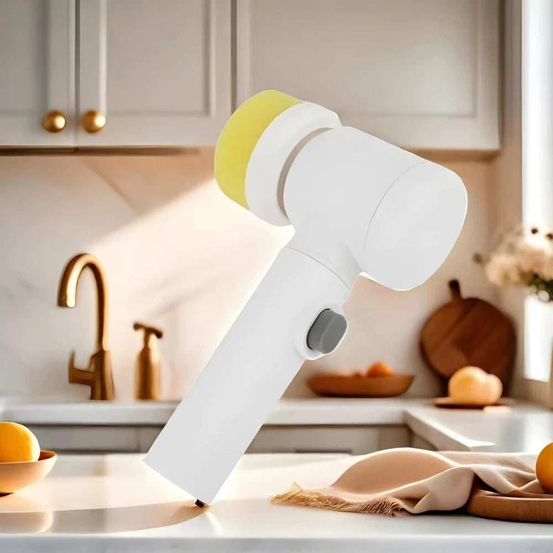 Escova de Limpeza Sem Fio 5 em 1 - Cozinha, Banheiro, Multiuso