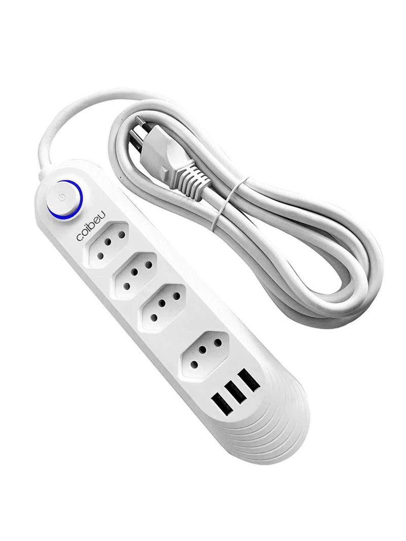 Extensão Filtro de Linha - Tomadas e USB